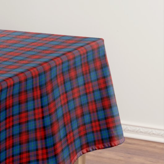 Clan MacLachlan Royal Blue en Rood Schotse Tartan Tafelkleed (Voorbeeld)