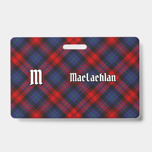 Clan MacLachlan Tartan Badge (Voorzijde)