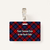 Clan MacLachlan Tartan Badge (Achterkant met clip)