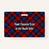 Clan MacLachlan Tartan Badge (Achterkant)