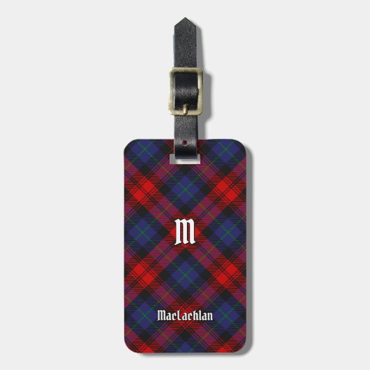 Clan MacLachlan Tartan Bagagelabel (Voorkant verticaal)