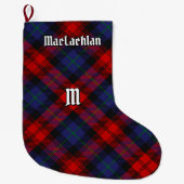 Clan MacLachlan Tartan Grote Kerstsok (Voorkant)