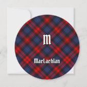 Clan MacLachlan Tartan Kaart (Voorkant)