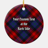 Clan MacLachlan Tartan Keramisch Ornament (Achterkant)