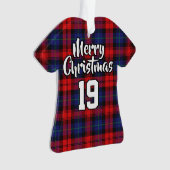 Clan MacLachlan Tartan Kersttrui Ornament (voorkant)