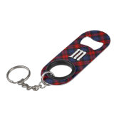 Clan MacLachlan Tartan Mini Flessenopener (Voorkant Gekanteld)