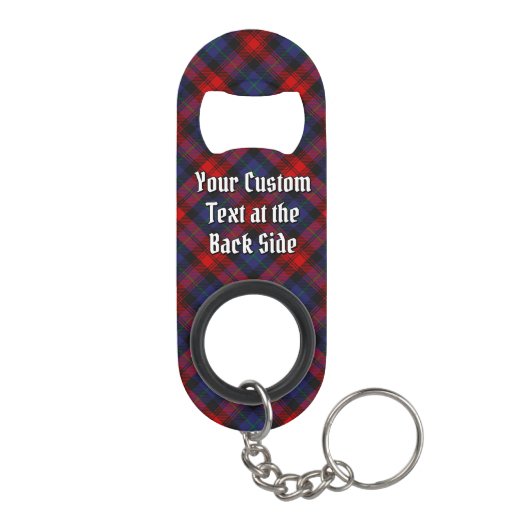 Clan MacLachlan Tartan Mini Flessenopener (Achterkant)