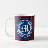 Clan MacLachlan Tartan Monogram Koffiemok (Links)