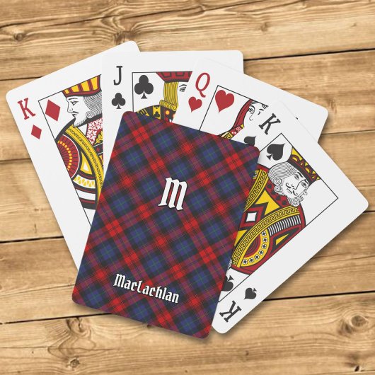 Clan MacLachlan Tartan Pokerkaarten