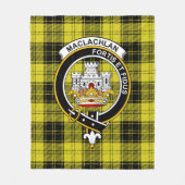 Clan MacLachlan Tartan Pset Fleece Deken (Voorkant)
