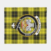 Clan MacLachlan Tartan Pset Fleece Deken (Voorkant (Horizontaal))