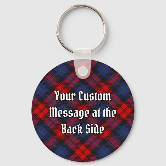 Clan MacLachlan Tartan Sleutelhanger (Achterkant)