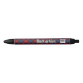 Clan MacLachlan Tartan Zwarte Inkt Pen (Voorkant)