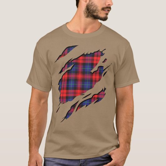 Clan MacLachlan Tartanwerende effecten T-shirt (Voorkant)