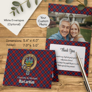 Clan MacLachlan Wapen over Tartan