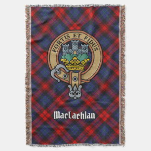 Clan MacLachlan Wapen over Tartan Deken