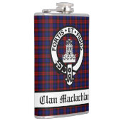 Clan Maclachlan Wapen & Tartan Aanpasbaar Heupfles (Rechts)