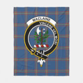 Clan MacLaine of Loch Buie Hunting Ancient Tartan Fleece Deken (Voorkant)