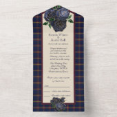 Clan Maclaine of Lochbuie Schotse Tartan All In One Uitnodiging (Binnen)