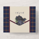 Clan Maclaine van Lochbuie Schotse Tartan  All In One Uitnodiging (Achterkant)