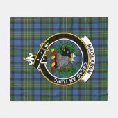 Clan MacLaren Ancient Tartan Pset Fleece Deken (Voorkant (Horizontaal))