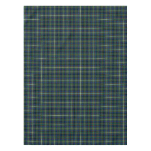 Clan MacLaren Blauw en Groen Schots Tartan Tafelkleed (Voorkant)