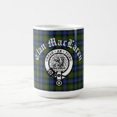 Clan MacLaren Crest Badge & Tartan  Koffiemok (Center)