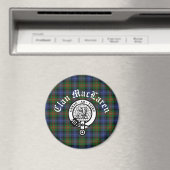 Clan MacLaren Crest Badge & Tartan  Magneet (Insitu (Vaatwasser))