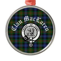 Clan MacLaren Crest Badge & Tartan 