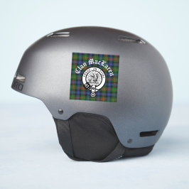 Clan MacLaren Crest Badge & Tartan Sticker