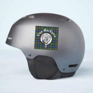 Clan MacLaren Crest Badge & Tartan  Sticker