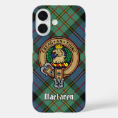 Clan MacLaren Crest Case-Mate iPhone Case (Achterkant)
