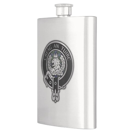 Clan MacLaren Crest Flask Flacon (Links)