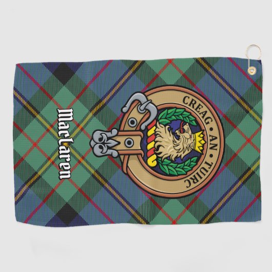Clan MacLaren Crest Golfhanddoek (Horizontaal)