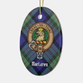 Clan MacLaren Crest Keramisch Ornament (Links)