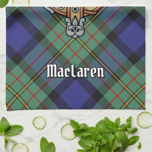 Clan MacLaren Crest Kitchen Towel Theedoek (Gevouwen)