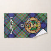 Clan MacLaren Crest over Tartan Bad Handdoek (Handdoek)