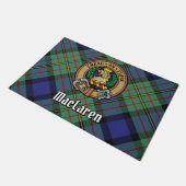 Clan MacLaren Crest over Tartan Deurmat (Schuin)
