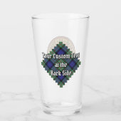 Clan MacLaren Crest over Tartan Glas (Achterkant)