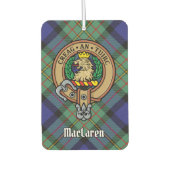 Clan MacLaren Crest over Tartan Luchtverfrisser (Voorkant)