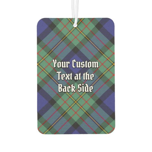 Clan MacLaren Crest over Tartan Luchtverfrisser (Achterkant)