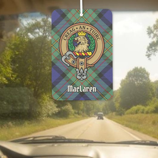 Clan MacLaren Crest over Tartan Luchtverfrisser