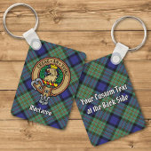 Clan MacLaren Crest over Tartan Sleutelhanger