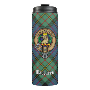 Clan MacLaren Crest over Tartan Thermosbeker