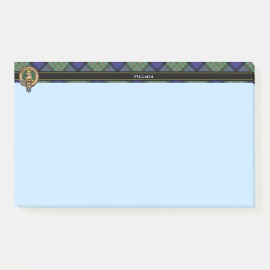 Clan MacLaren Crest Post-it® Notes (Voorkant)