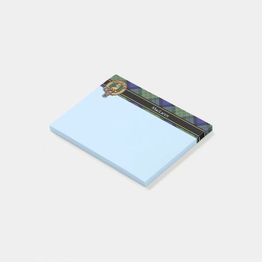 Clan MacLaren Crest Post-it® Notes (Schuin)