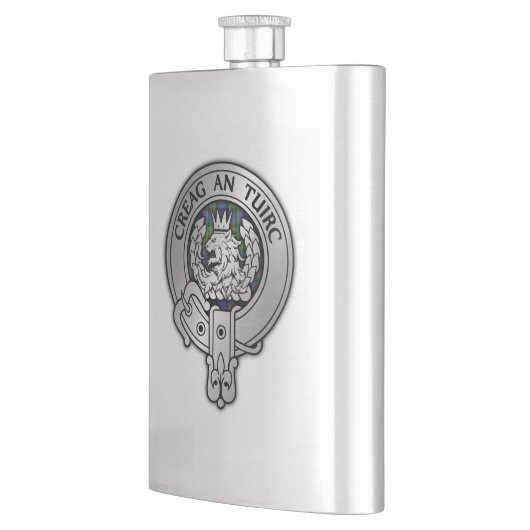 Clan MacLaren Crest & Tartan Flacon (Links)