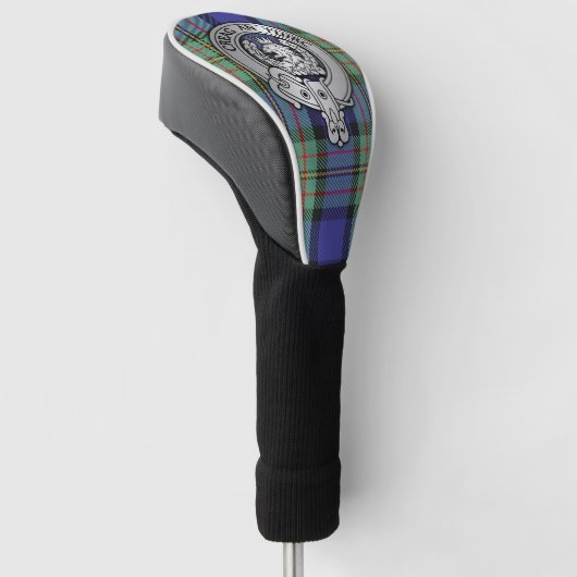 Clan MacLaren Crest & Tartan Golfheadcover (Schuin)