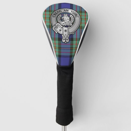 Clan MacLaren Crest & Tartan Golfheadcover (Voorkant)