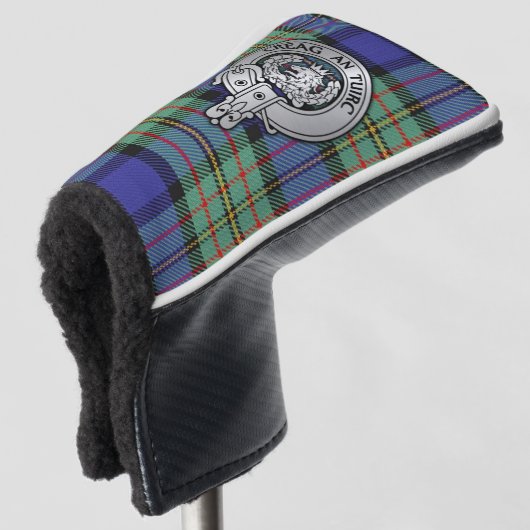Clan MacLaren Crest & Tartan Golfheadcover (3/4 voorkant)
